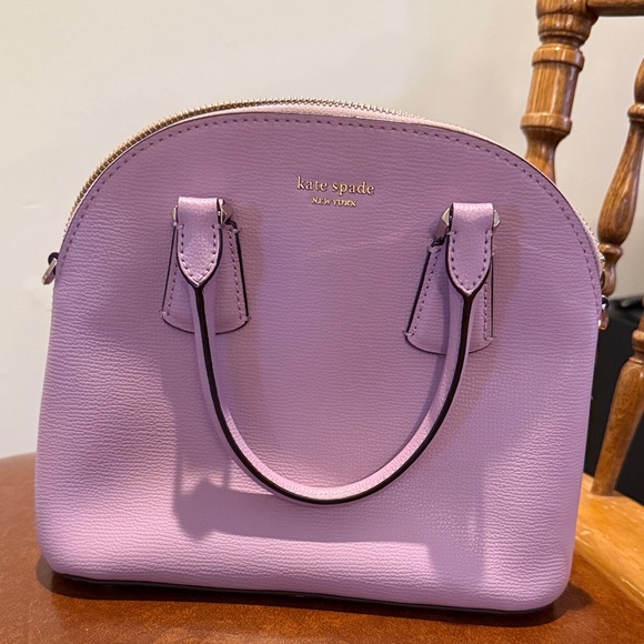 kate spade lavender dome satchel in pastel lilac - Picture 2 of 12